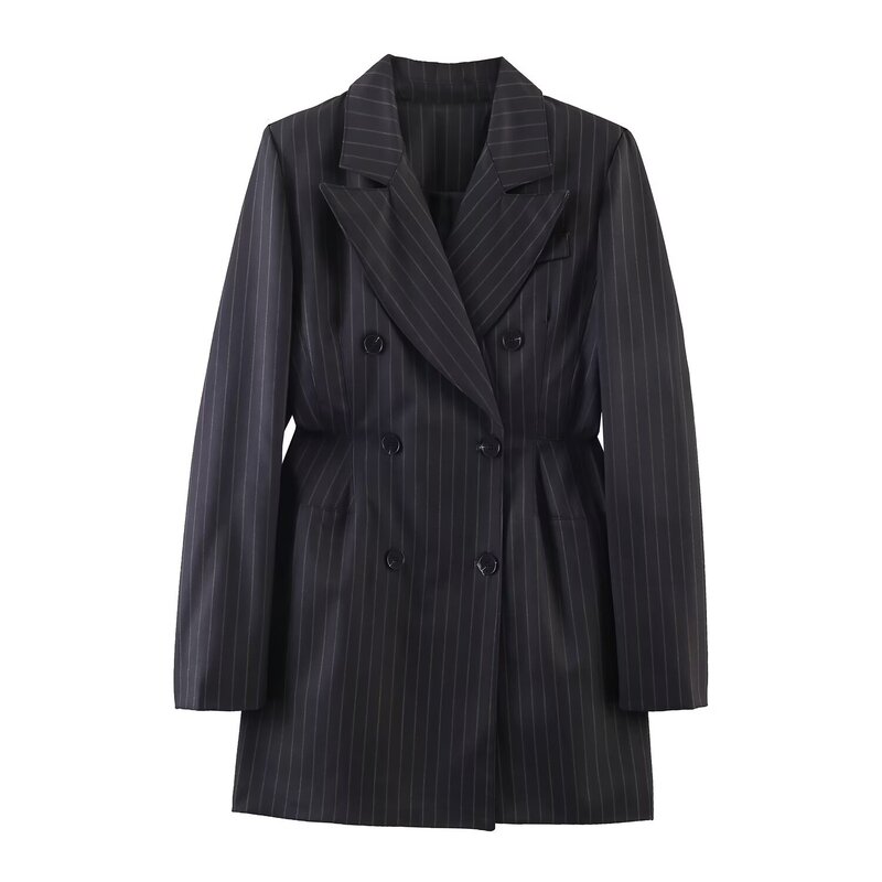 Pb&Za European and American Style Spring New Women's Casual Long-Sleeved Fine Striped Dress-Style Suit Jacket 3736048 Pb&Za European and American Style Spring New Women's Casual Long-Sleeved Fine Striped Dress-Style Suit Jacket 3736048