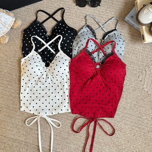 Sexy tank top, short belt, french style