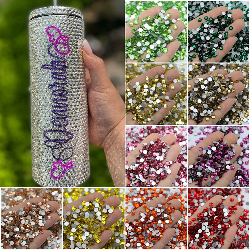SS3-SS12 imitatsiya олимпийский кристалл стекло плоский бриллиант DIY мобильный телефон ногти бриллианты аксессуары круглое страз diamond diamond