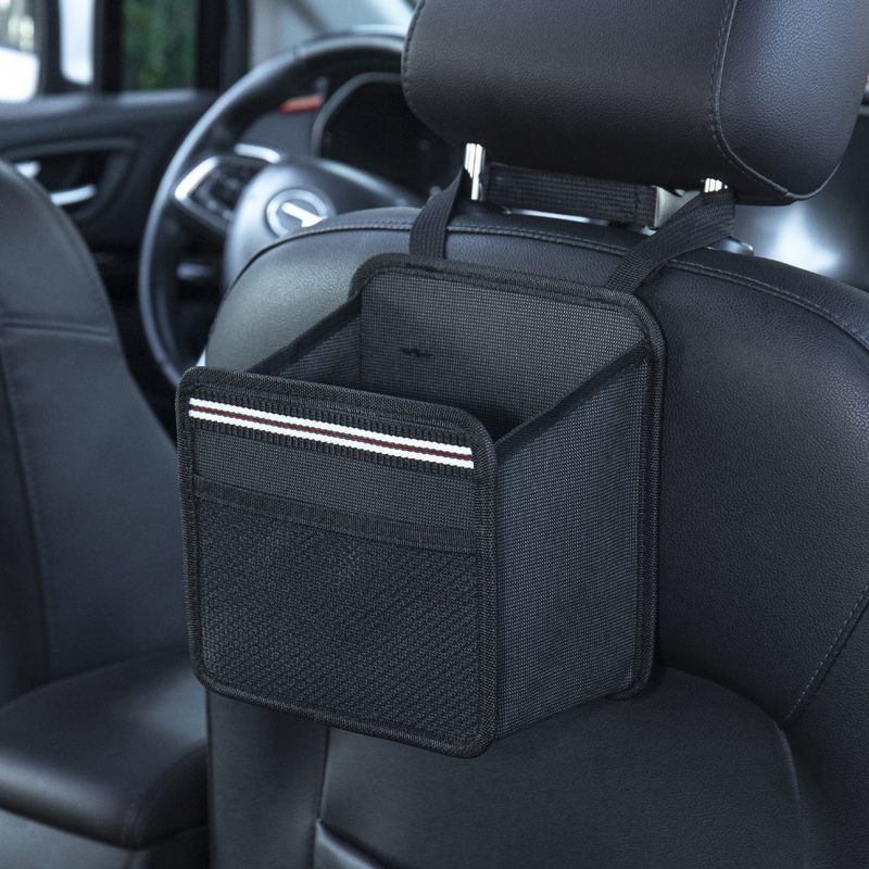車用小型ゴミ箱、折りたたみ式車用ゴミ袋、吊り下げ式後部座席バックラック、収納ボックス用品|undefined