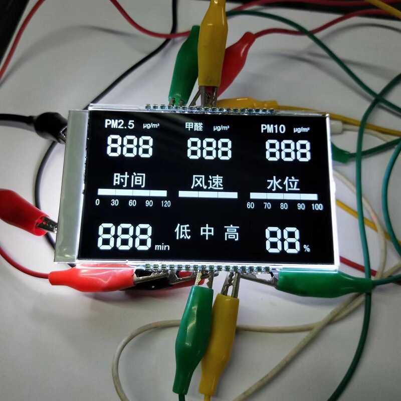 Customized Segment Code Display Screen Va Full-View Air Purifier Lcd Segment Code Display Screen