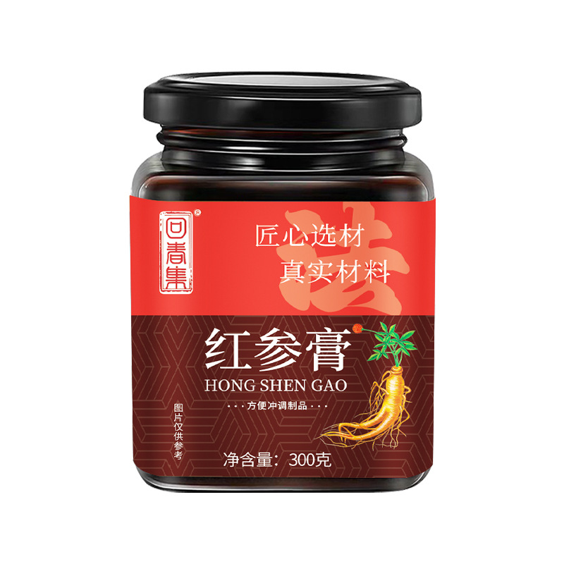 Red Ginseng Paste (Panax ginseng) — 300g Herbal Honey Paste, Food-Grade Convenience Paste overview