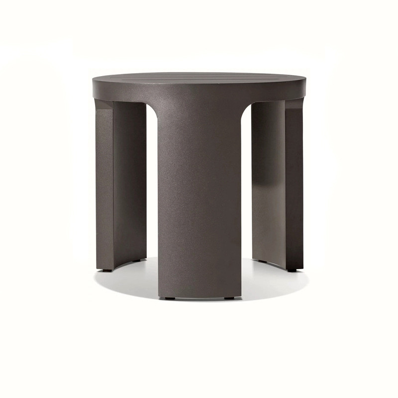 Sofá de madera maciza al aire libre patio villa balcón al aire libre ocio tronco de muebles combinación de teca nórdica sillón mesa de té