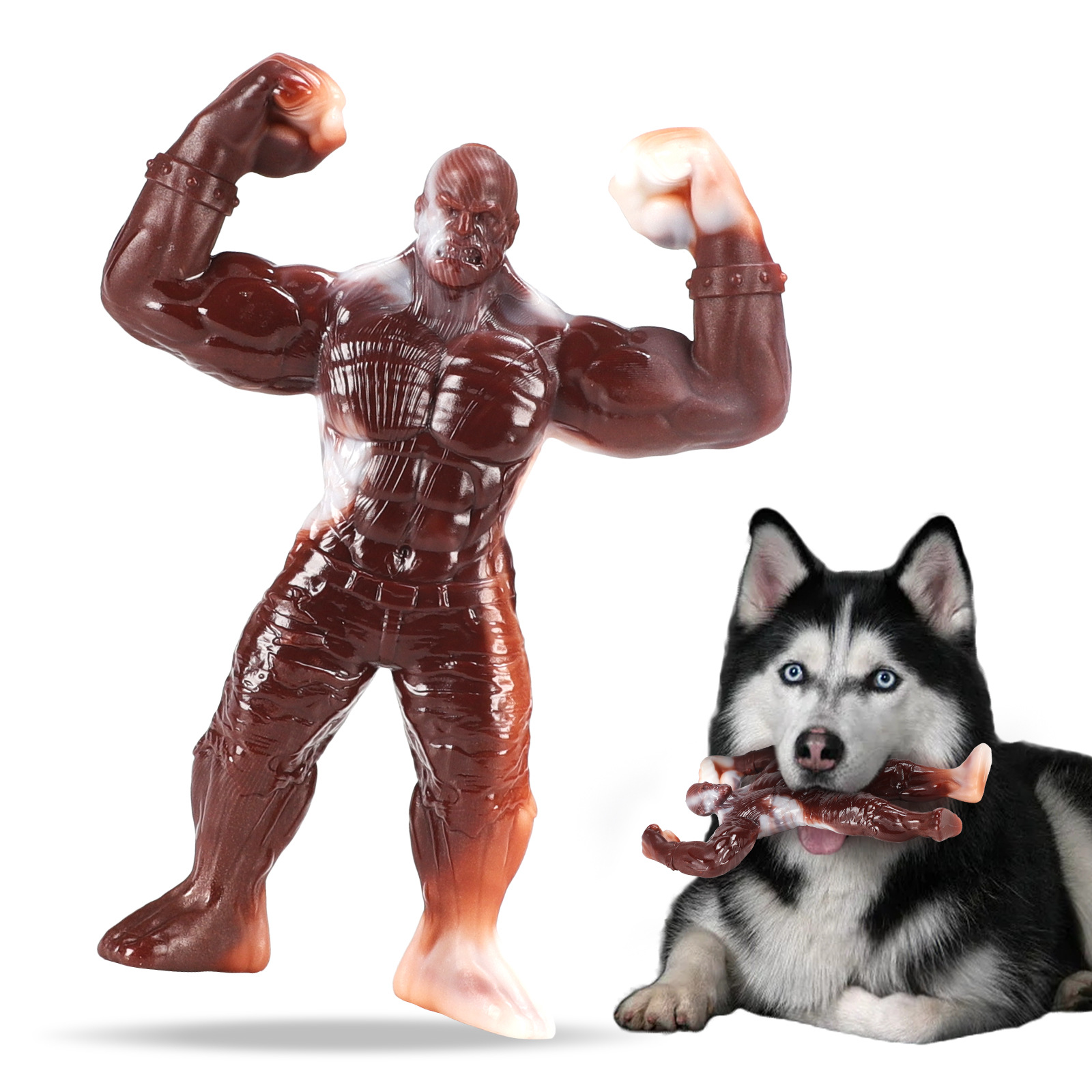 갈색 근육질 남자