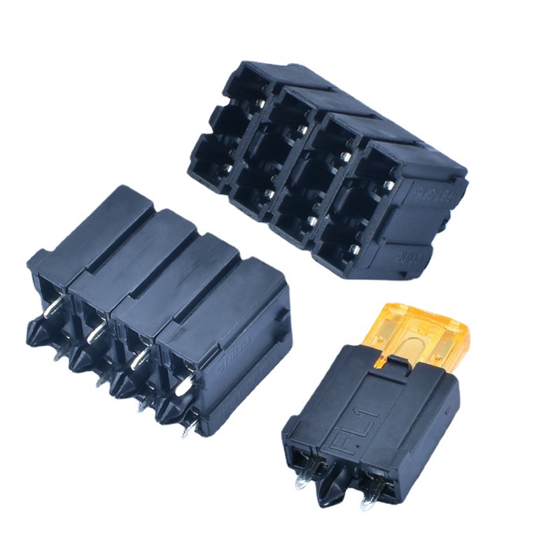 东莞厂家组合式小号汽车插片保险丝座20A32V焊接保险丝座