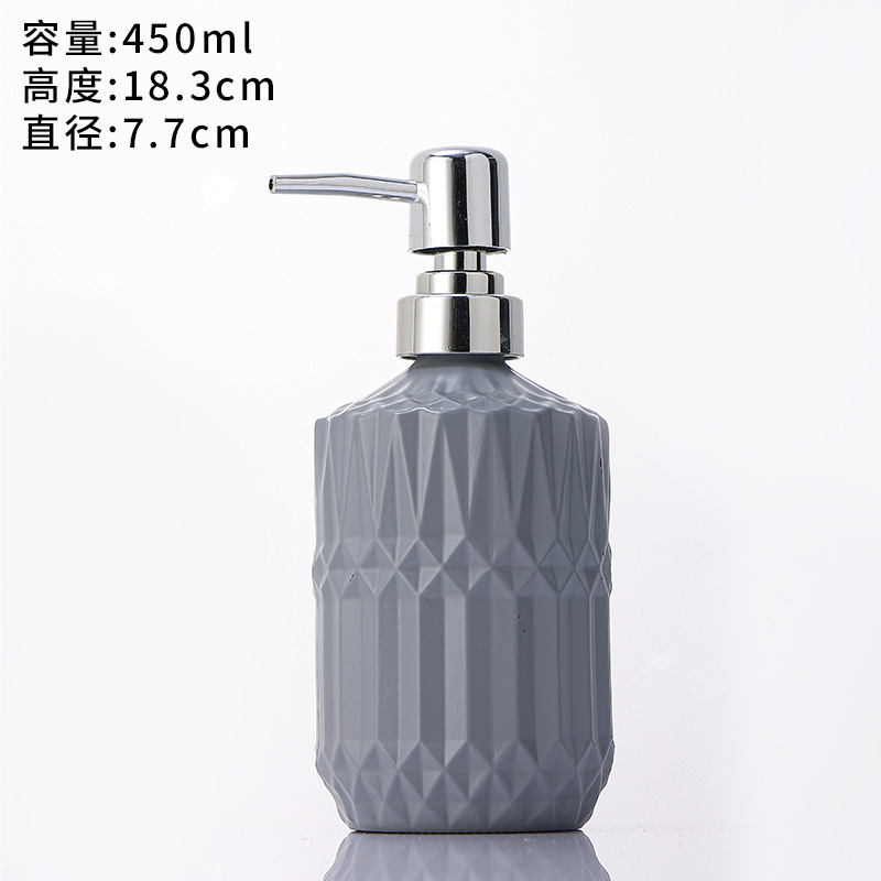 Botella de desinfectante de manos de estilo nórdico botella de ducha de agua de baño botella de agua de ducha de agua de agua de agua de agua