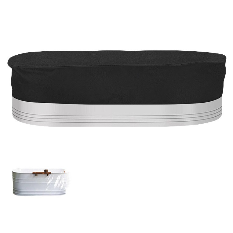 Cross-border outdoor oval water storage tank pool dust cover livestock drinking tank cover protective cover sunshade 420D Cross-border outdoor oval water storage tank pool dust cover livestock drinking tank cover protective cover sunshade 420D