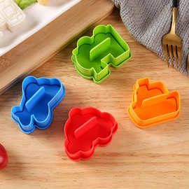 小汽车飞机交通工具儿童便当饭团模具切模 三明治面包压模具