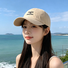 大头围棒球帽女夏季宽帽檐加大加深显脸小遮阳帽休闲透气鸭舌帽子