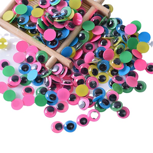 Animal eyes accessories DIY toy eyes doll eyes with colorful base black accessories movable eyes
