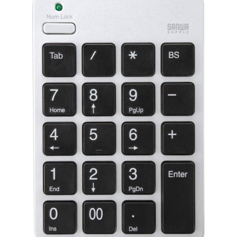Japanese SANWA mountain USB connection computer digital keyboard financial accounting keyboard mini switch-free Japanese SANWA mountain USB connection computer digital keyboard financial accounting keyboard mini switch-free