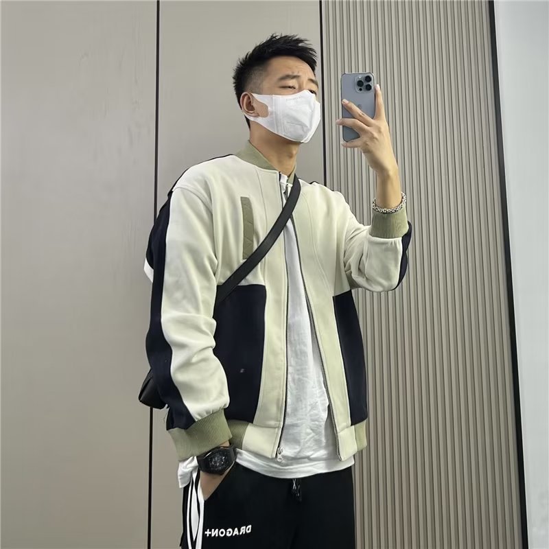 Men's Jacket Baseball Collar Casual Versatile Spring Autumn_voghion.com