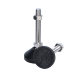 Nylon carbon steel galvanized foot Cup adjustable foot plate support foot mat foot machine tool ground angle screw