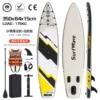Black and yellow life jacket, 350×84×15cm