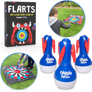 Manufacturer Customized Pvc Inflatable Lawn Dart Target Kidsren's Interactive Throwing Game Set Sandbag Tumbler