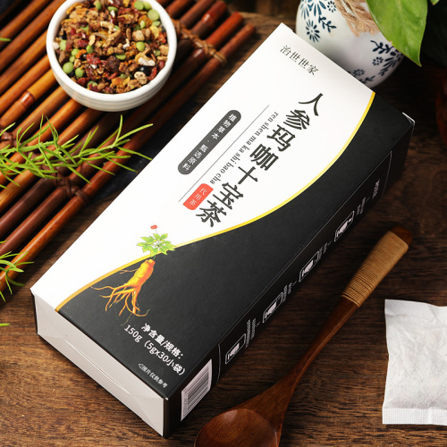 治世世家 人参玛咖十宝茶 人参五宝茶玛卡黄精桑葚茶代 工花草茶