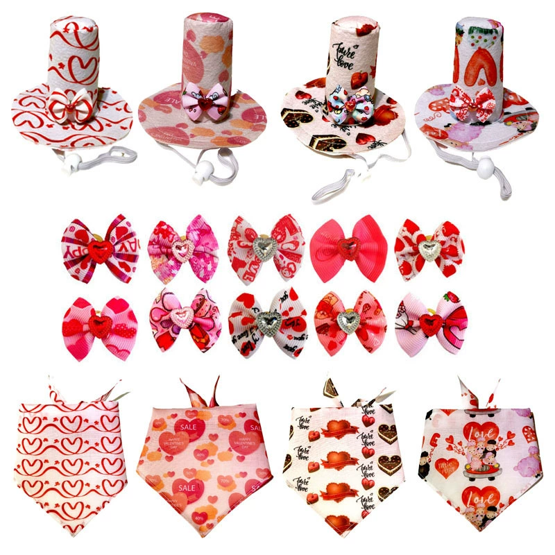 День Святого Валентина домашнее животное шляпа Любовь Собака шляпа голова цветок Слюна полотенце соответствия фестиваль серии кошка Универсальная