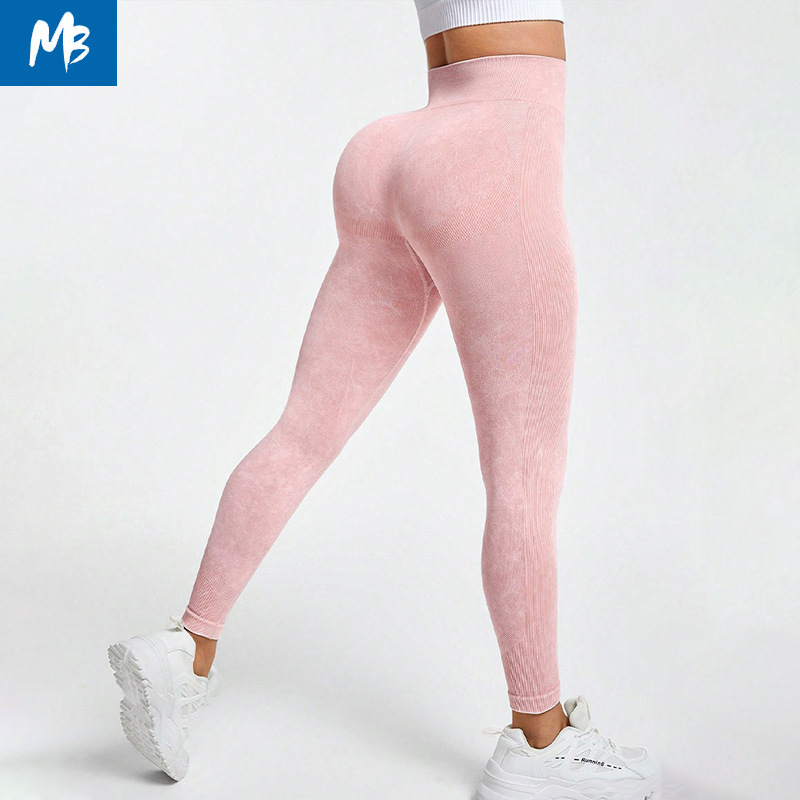 Women's Seamless Solid Color High Waist Sports Fitness Pants Casual Daily Wear Tight Sand Washed Quick Dry Yoga Pants Trousers Women's Seamless Solid Color High Waist Sports Fitness Pants Casual Daily Wear Tight Sand Washed Quick Dry Yoga Pants Trousers