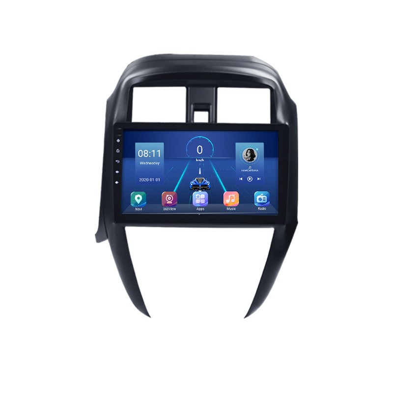 Aplicable a 17 modelos hasta ahora Nissan New Sunshine Android reproductor de navegación MP5 Radio 4 + 64 Carplay incorporado