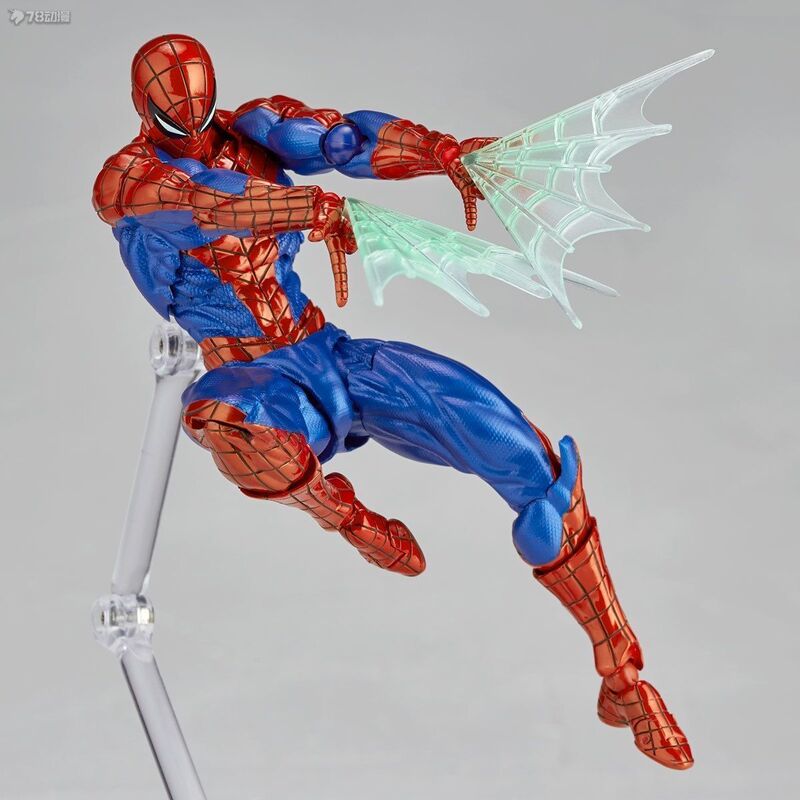 Yamaguchi-Style Spider-Man Peter Parker 2.0 with Movable Joints Shf Kaiyodo Marvel Figure Model Toy Yamaguchi-Style Spider-Man Peter Parker 2.0 with Movable Joints Shf Kaiyodo Marvel Figure Model Toy