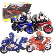 跨境儿童玩 具车大号惯性摩托车仿真模型回力车男女孩小汽车礼物