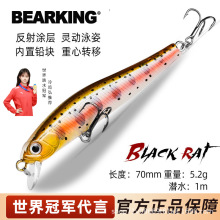 BEARKING����A06���w�hͶ΢�ﾏ�����Z·���D70mm5.2g·�����D