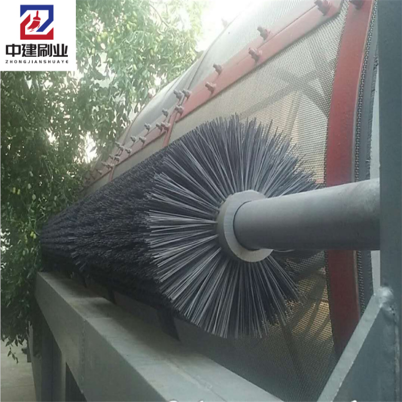 生产毛刷辊工业尼龙丝毛刷工具刷滚筒刷筛沙防堵钢丝辊刷品质保障
