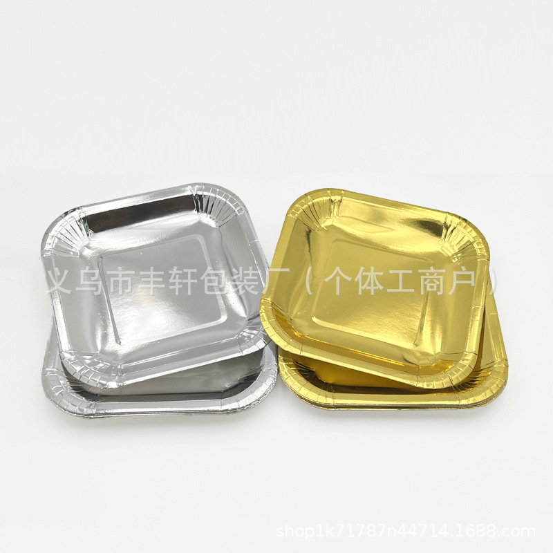 Platos de papel desechables platos de platos