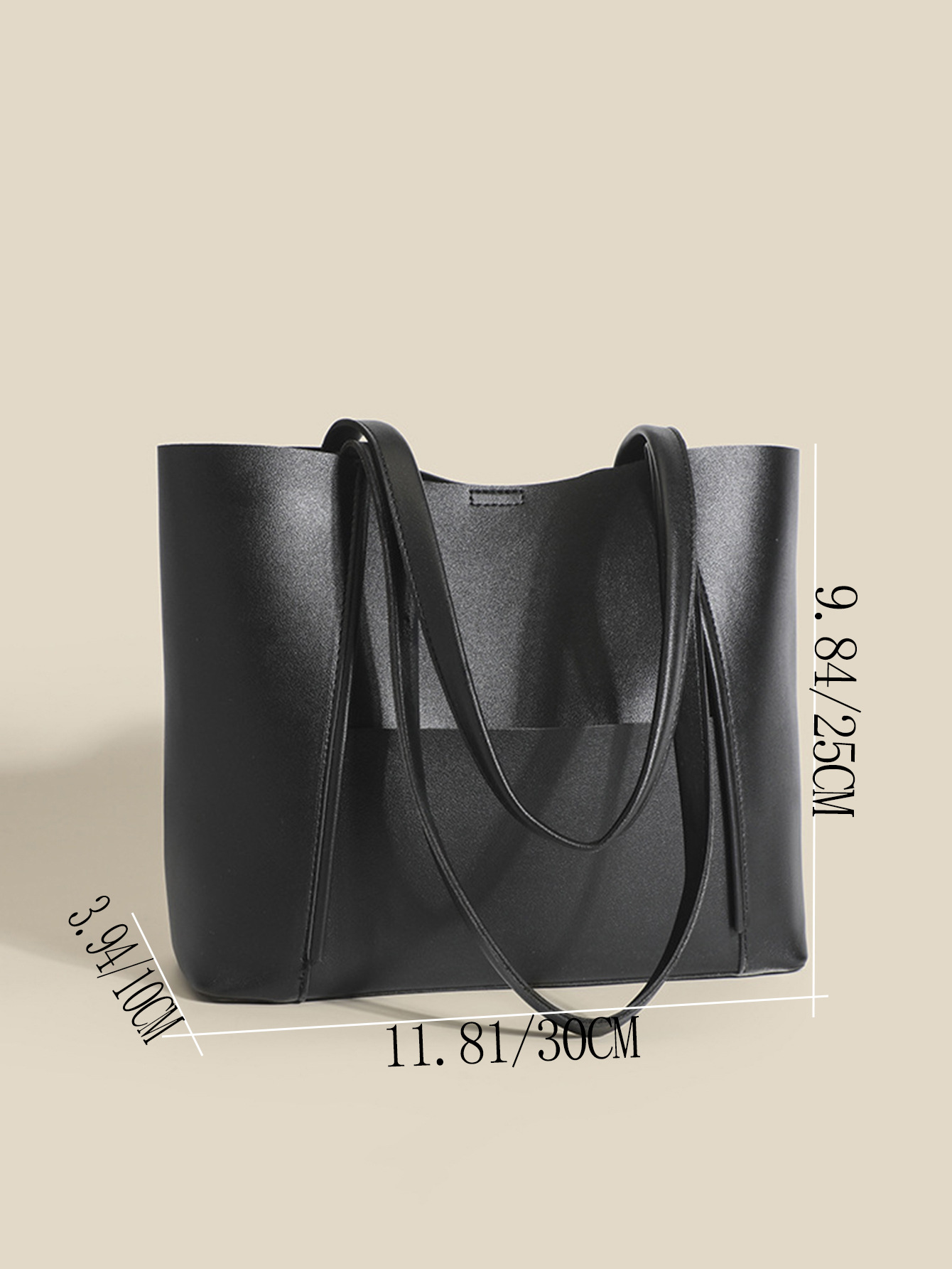 新益美 新款水桶包时尚百搭大容量简约水桶休闲上肩托特包