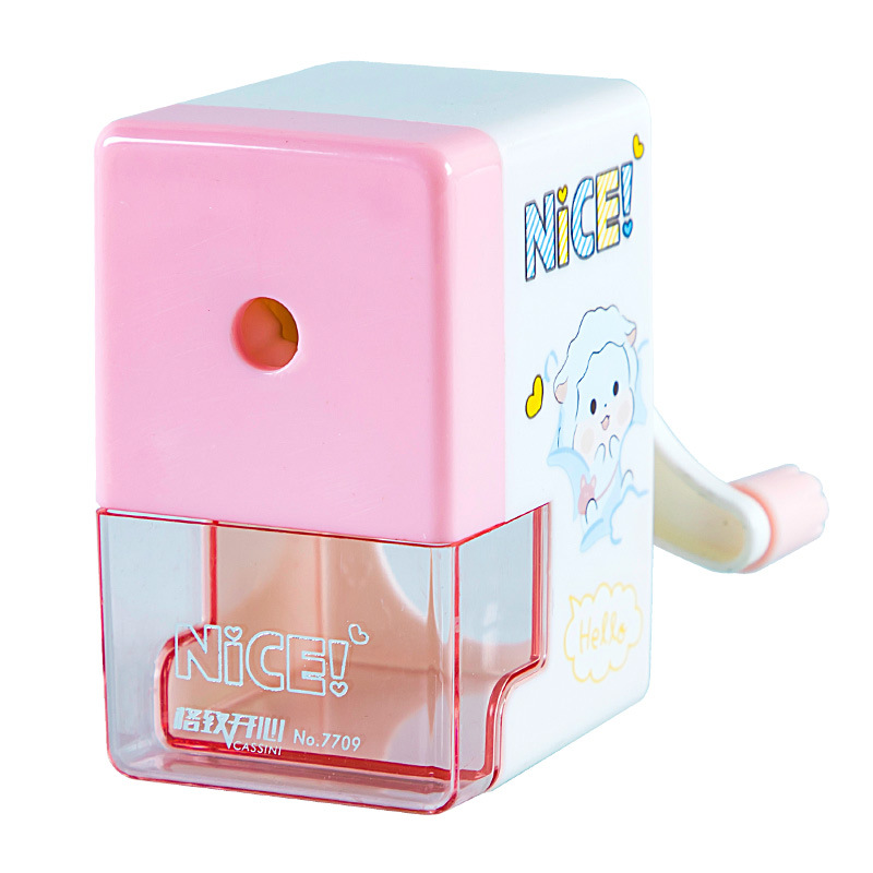 7709 AGRADABLE Sacapuntas de lápiz de aprendizaje estudiante suministros de papelería al por mayor sacapuntas suministros creativos sacapuntas