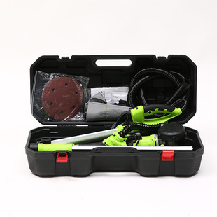 Self-priming long Rod Wall Wall grinding machine polishing sandpaper machine wall dust-free putty machine with double lights