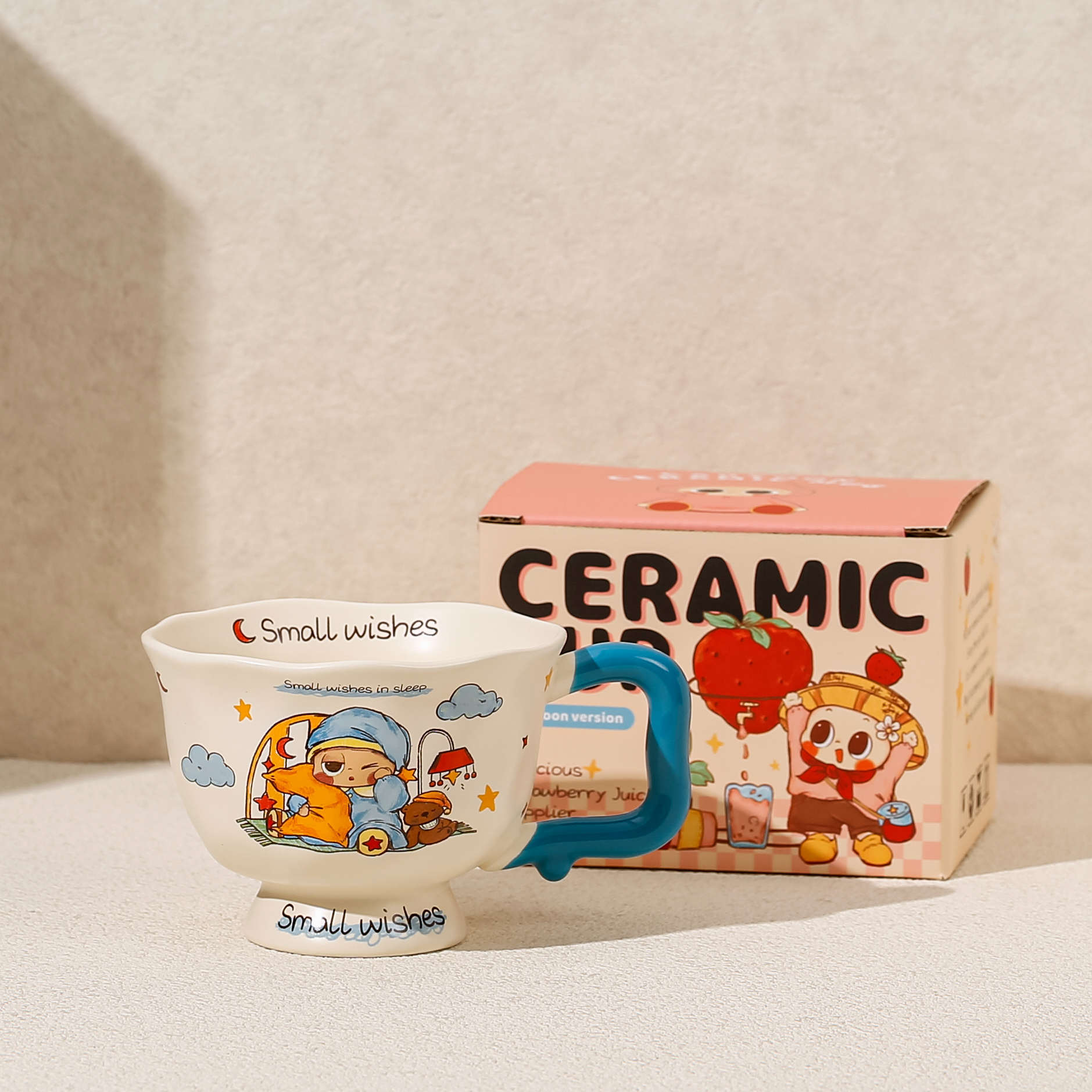 Cute Pippo tazas de agua para niños tazas de verano para niños tazas de cerámica domésticas tazas de café de desayuno de oficina image 8