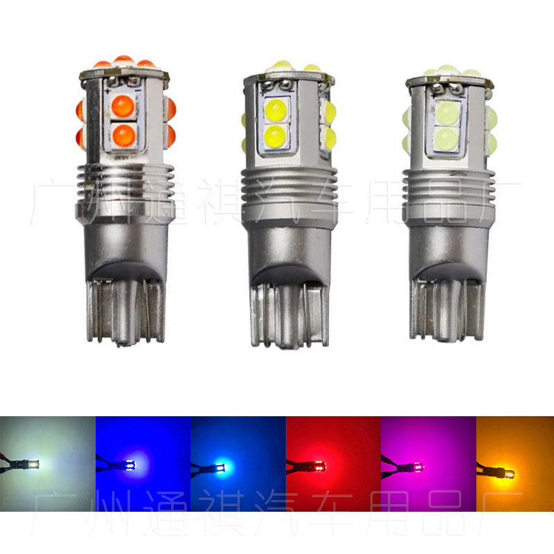 Cross-Border New High-Brightness Automotive Led Light T10 3030 11-Light Decoding Width Indicator Bulb Turn Signal Tail Light Reading Light