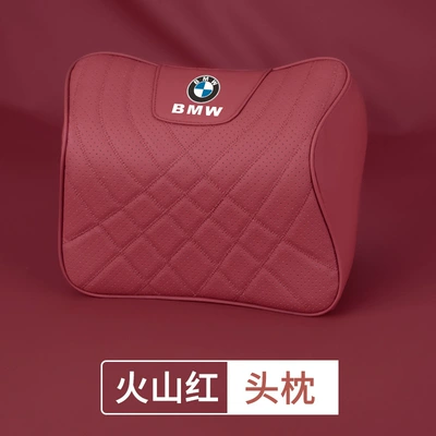 Pillow Car Cushion Interior Supplies – Headrest - bmwsingle-headrest-volcanic-red