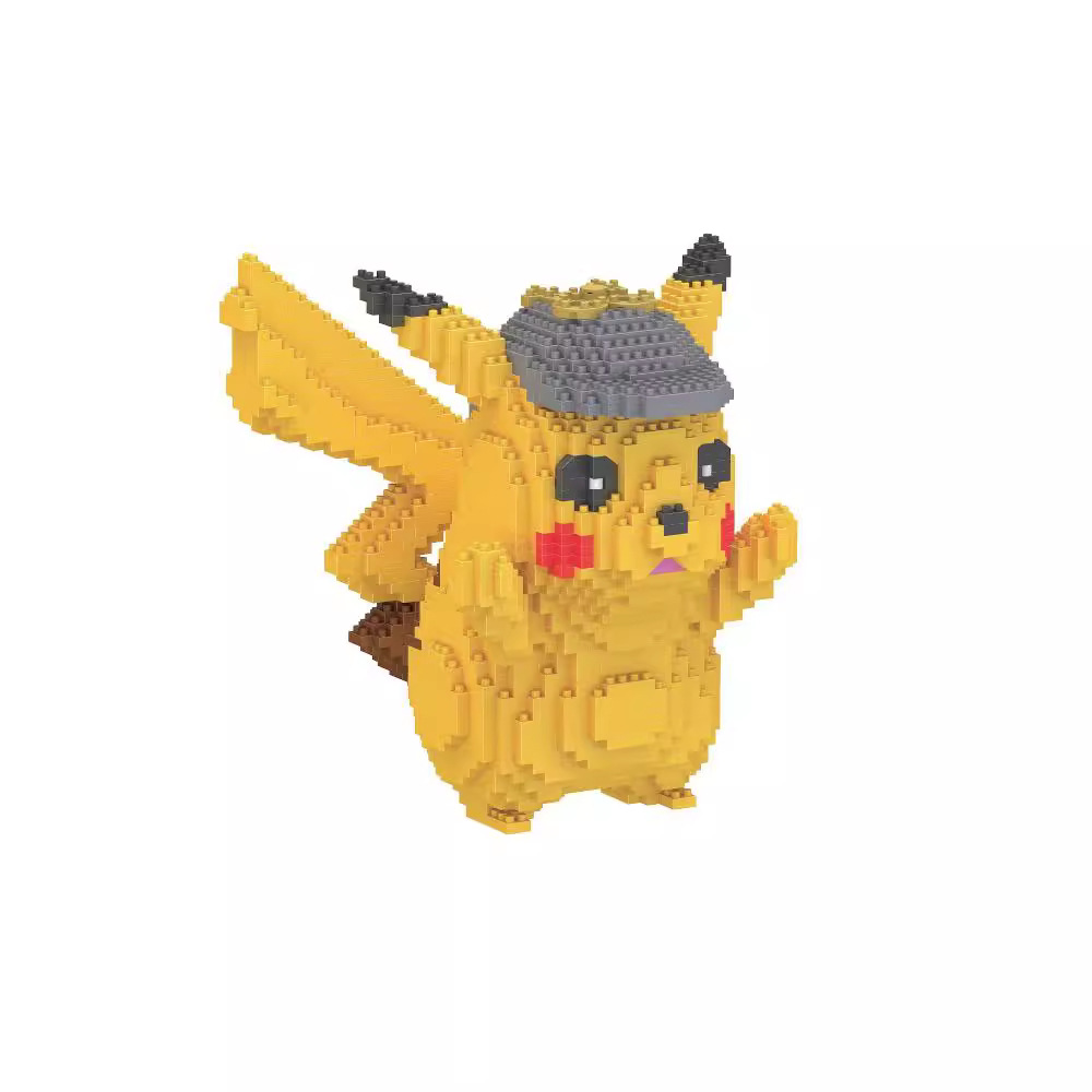 Baiyu en stock al por mayor pequeñas partículas ensambladas bloques de construcción de juguete serie de dibujos animados 7079A-7080A