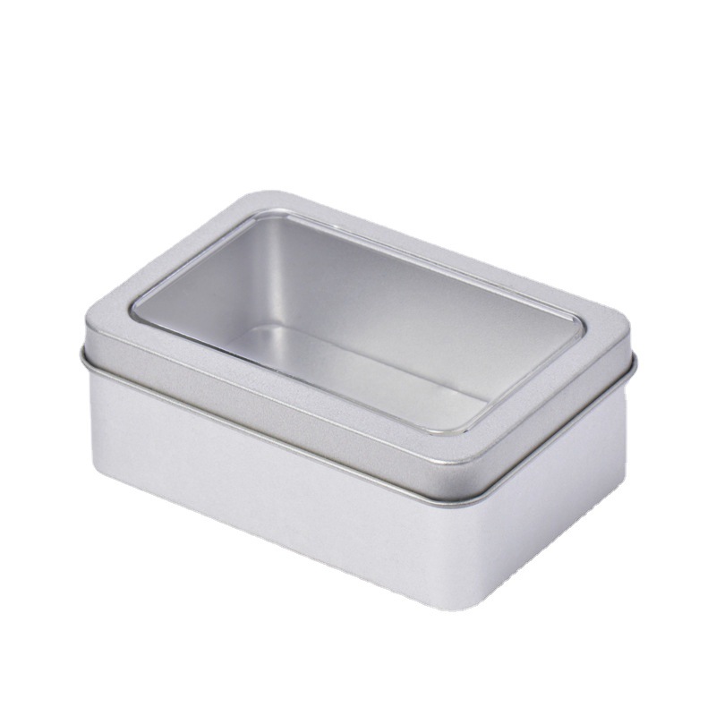 Caja de lata para tarjetas de caracteres chinos en stock, caja de lata con ventana para cortaúñas, caja de lata para accesorios de cigarrillos image 7