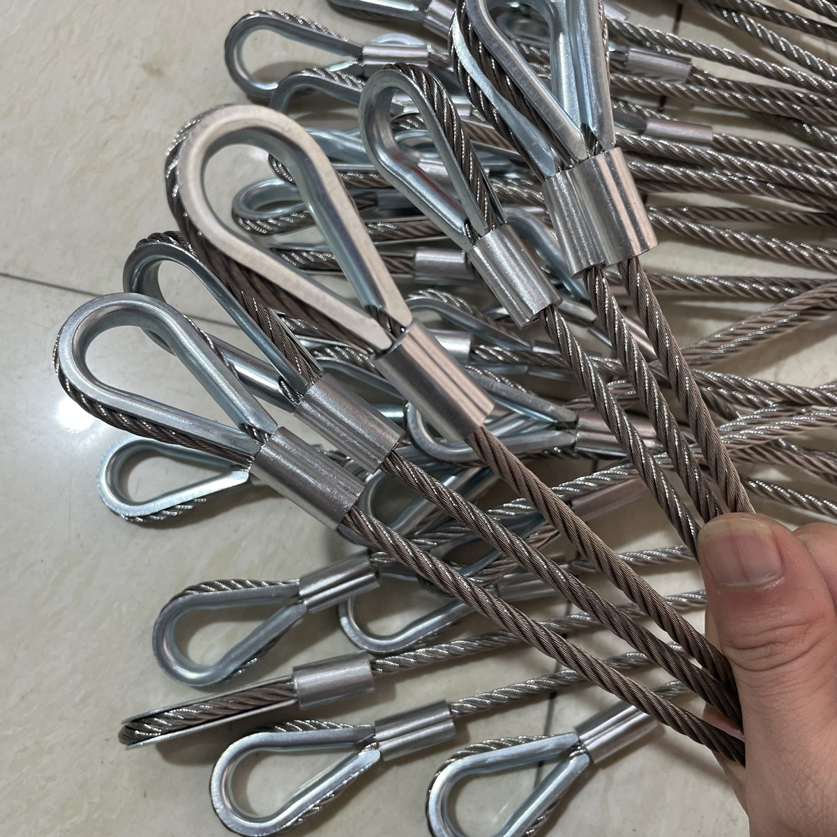 304 5MM不锈钢钢丝绳7X19可做镀锌吊绳安全起重防坠包胶201钢丝绳