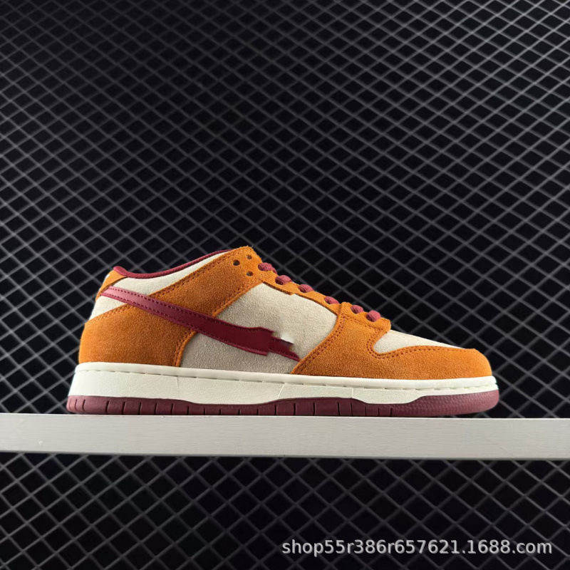 Putian factory SB skateboard shoes, retro and fashionable casual Dunk sneakers, non-slip and wear-resistant, trendy unisex couple shoes