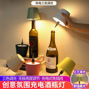 led����ʽ��ƿ������Շ�Сҹ���ⴲ�^���̨��DIY����Ƕ���ƿ