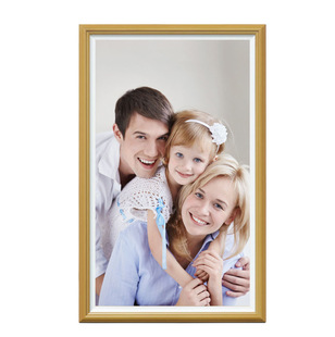 43 inch solid wood picture frame advertising machine digital photo frame display 4K HD remote playback Android display