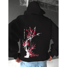 A 73506 Plum Blossom Print Hoodie ѩ÷ӣ��ӡ�����¿羳ר
