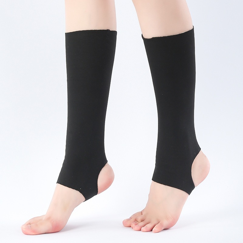 Unisex fleece ankle and calf warmers, comfortable foot protectors for air-conditioned rooms, cold-proof and warm, foot-wraps and short socks