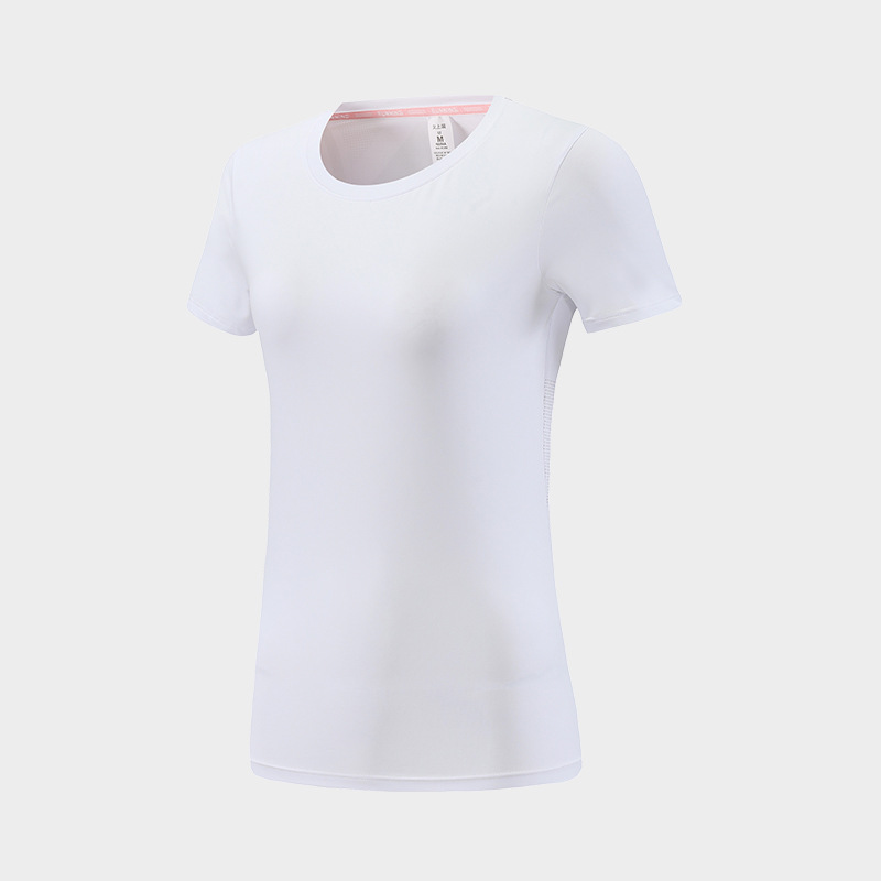 Ropa de yoga ajustada para mujer para comercio transfronterizo, camisetas de manga corta, tops deportivos, ropa de fitness para correr que adelgaza, ropa ajustada de secado rápido