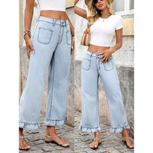 F 35308 Women's slim hip lift jeans Ů��������ţ�п�
