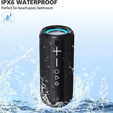 LENRUE便携式户外骑行音响 TWS防水蓝牙音箱露营低音炮跨境大功率