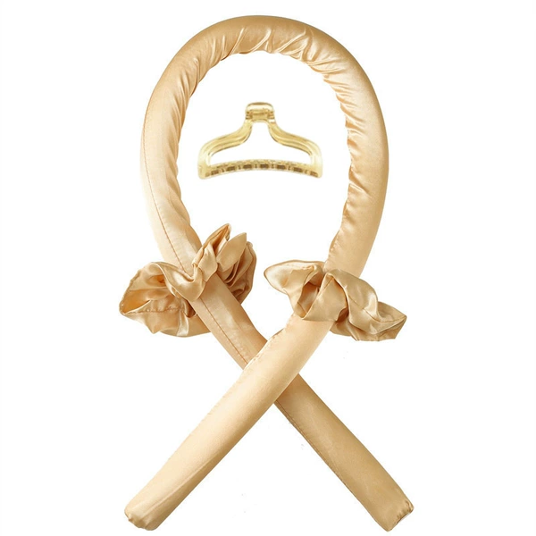 Champagne color (curling iron*1, hair tie*2, gripper*1)
