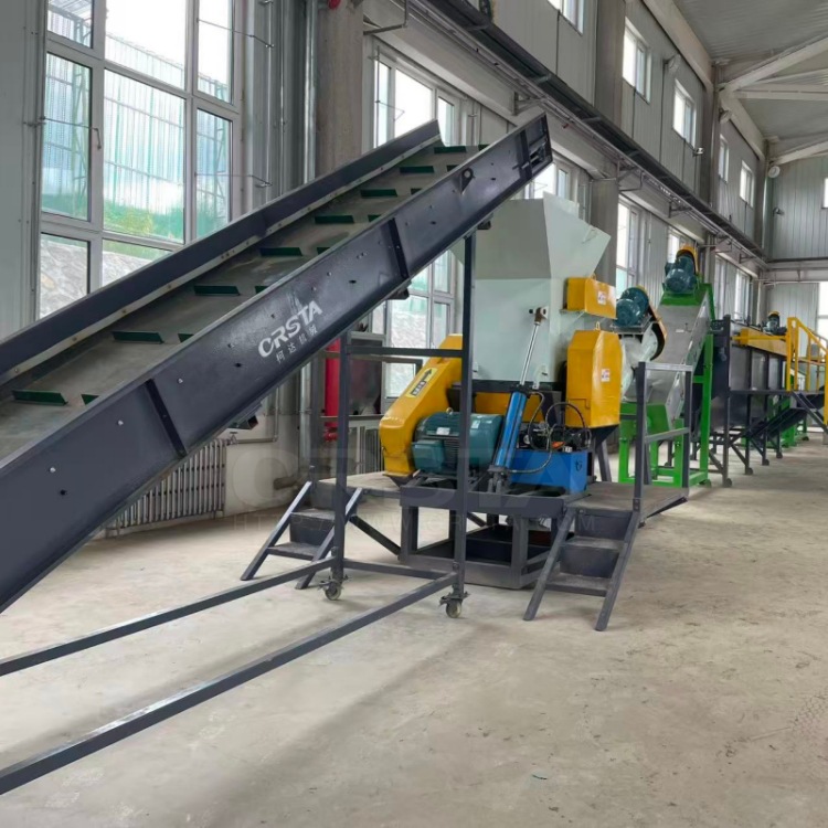 供应新式废旧塑料清洗瓶片线 pet瓶塑料脱标清洗分离处理机