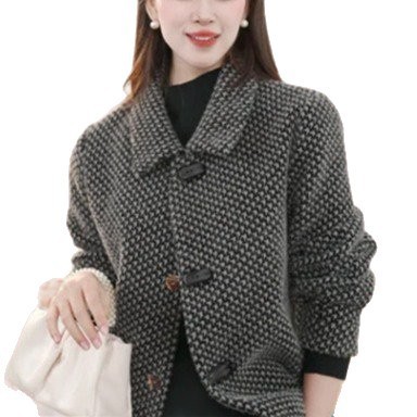 一件代发早秋新款小香风外套女2025时尚洋气宽松显瘦百搭气质上衣|undefined