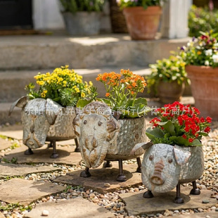 Farmhouse Barnyard Animal Planter Collection����Nֲ��