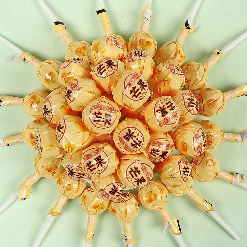 망고 맛 막대 사탕 500g (약 62)